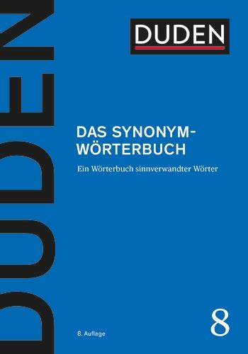 synonyme duden|Duden – Das Synonymwörterbuch